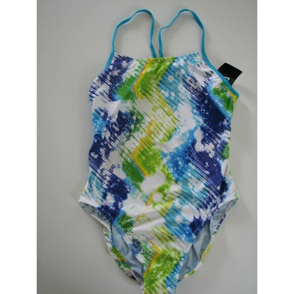 NIKE Competition Racing Training Swim Bathing Suit Chlorine Resistant 40 14 - Picture 1 of 7